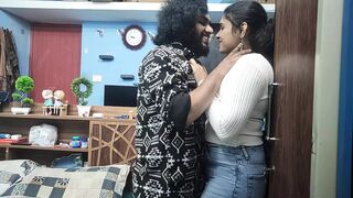 Malayali couples hot sex with malayalam dirty talk, Mallu couple hot sex, Vaishnavy and Sharun Raj hot sex, Mallu couple sex