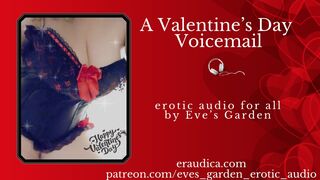 A Valentine's Voicemail - Erotic Audio for All by Eve's Garden