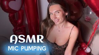 ASMR. Passionate brunette Fast and Aggressive Mic Pumping Your Cock and Make You CUM. Cleo Patrice