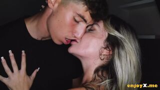 Horny blond superstar Tatiana Alvarez BJ's and ravages Brady Bud's fat prick in 4k porn!