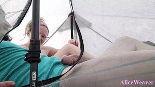 Dirty Filthy Hiker Couple CAUGHT Fucking In Tent Feet From Trail AliceWeaver