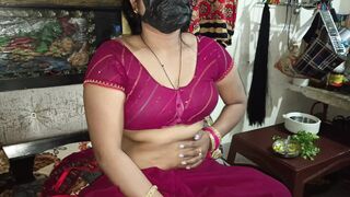 Pinky Bhabhi Was Fucked in Saree and Blouse All Night Long