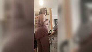 alone in the kitchen