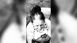 The Pictures Black and White She Sucks That Cock with All Her Fucking Might Cum Guzzler