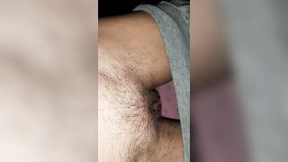 I hide in the barn to fuck my hairy, wet pussy to a shaking orgasm - Lesbian-candys
