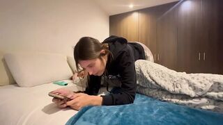 My Girlfriend Spanks My Ass and Fingers Me Until I Orgasm