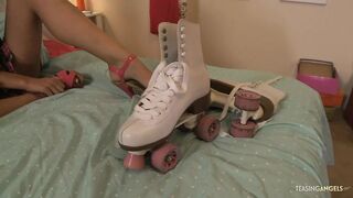 Filming a POV banging session with her man helps destress the extremely bratty blonde babe