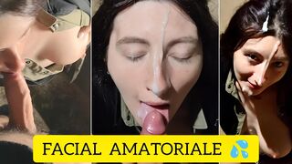 Fill my face and mouth! I can never get enough of your cum! ????(DIALOGHI ITA) (Amatoriale OUTDOOR)