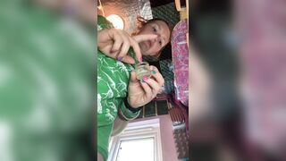 Finger fucking my virgin soul hole