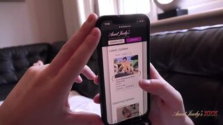 AuntJudysXXX - Busty BBW MILF Charlie Rae Fucks Her Lazy Stepson